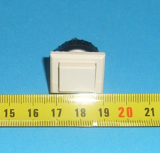 1 Klingelkontakt Klingeltaster Klingelknopf Klingel   Drucktaster alpinweiß