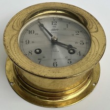 Alte Schatz Ships Bell Chronometer Schiffsuhr Yachtuhr Glasenuhr Messing Uhr