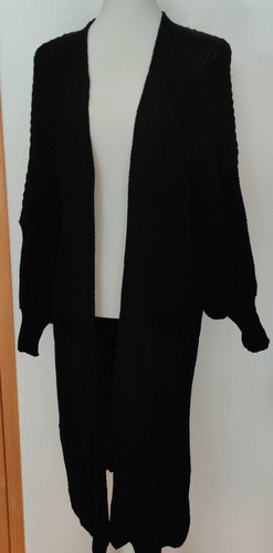Cardigan strickmantel lang - strickmantel,