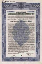 Österreich Bundesanleihe 1930