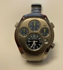 Seiko Sportura Kinetic Chronograph Titanium SLQ011J1 mit Box und Papieren