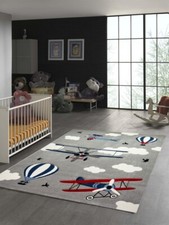 Kinderteppich Flugzeuge in