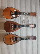 Drei Professionelle Antike Mandolinen Gitarre