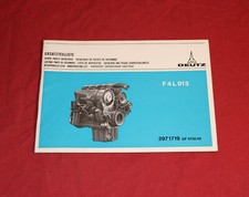 Ersatzteilliste DEUTZ Motor F 4 L 913 ,  4 Zylinder Diesel luftgekühlt Magirus