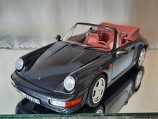 Porsche 911 (964) Carrera 2 Cabriolet 1990 grey metallic/brown  1:18, NOREV, OVP