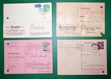 4 Postkarten - Alliierte