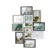 Bilderrahmen Bilderhalter Collage Fotorahmen Bildergalerie AVA für 10 Bilder 