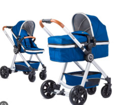 Knorr Baby ForYOU Kombi-Kinderwagen Buggy mit Aufsatz blau Z7