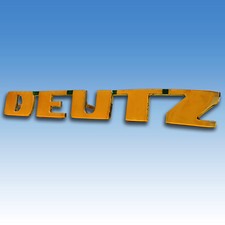 DEUTZ Haubenschriftzug Schriftzug  D15  D25  D30  D40  D50 Emblem Traktor 