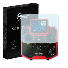 Bruni 2x Folie für Jeti Transmitter Duplex DS-12 Schutzfolie Displayschutzfolie
