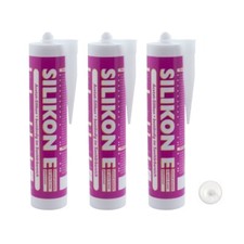 3x Silikon weiss 310ml