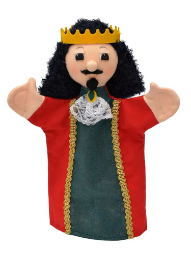 Handpuppe könig karel 28cm - handpuppe,