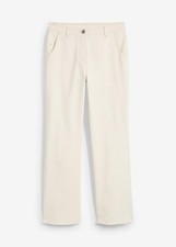 Weite Twill-Hose mit offener