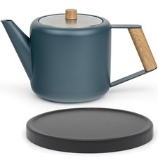 Kanne Edelstahl 1.1 Liter blau