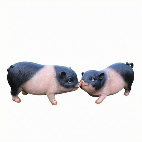 Schweine dekofigur kompakt - schweine-dekofigur,