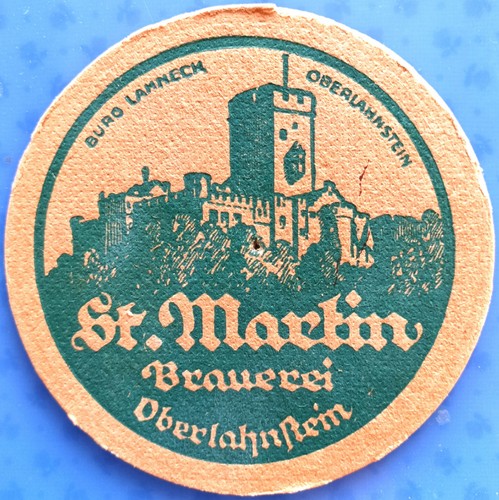 Alter bierdeckel martin - vk,