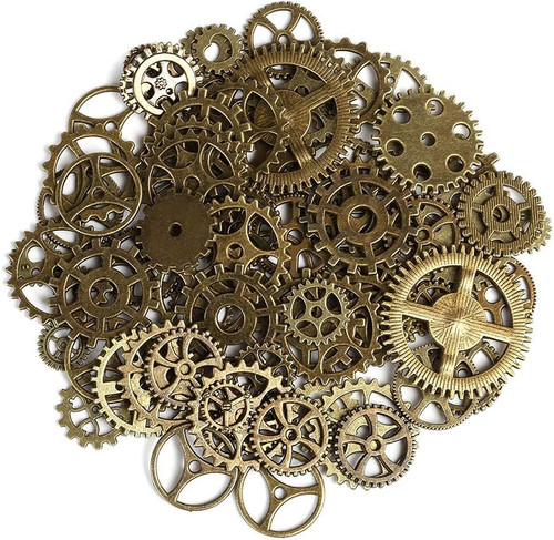 50g steampunk zahnräder - 50g,