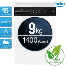 Beko Waschmaschine 9 kg Zeitvorwahl SteamCure-Dampf AddXtra RO_BM3WFU3941R_R