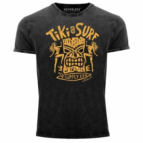 Herren vintage shirt tiki - ,
