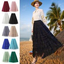 NEU Damen Langrock Tutu Tüll