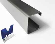 C-Profil aus 2mm Edelstahl