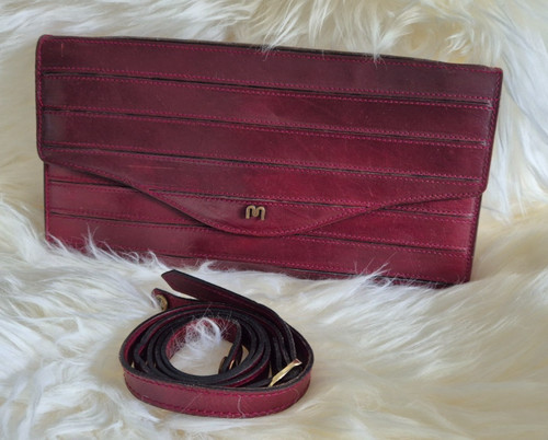 Damen leder tasche clutch - /, /