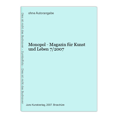 Monopol magazin für kunst - magazin,