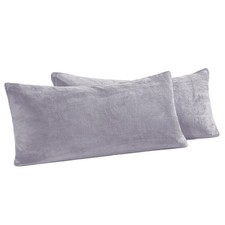 Coral-Fleece-Kissenbezüge 2er-Set - ca. 40 x 80 cm