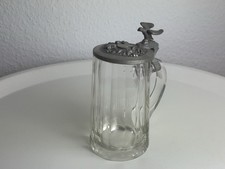 Bierkrug Glas mit massivem