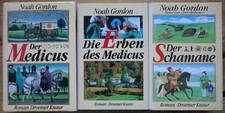 Buchpaket Noah Gordon Medicus Erben des Medicus Schamane gebunden Schutzumschlag