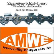4 Sägekette Kette Ersatzkette schärfen alle Hersteller Stihl Dolmar vom Profi !