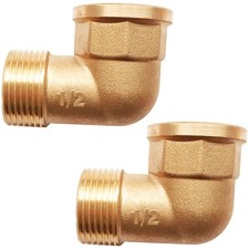 Messing Winkel, 90°, G1/2