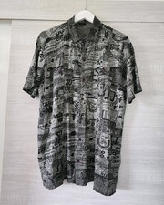 Scorpion Bay Kurzarmhemd All-Over-Muster 100% Baumwolle Gr.XL