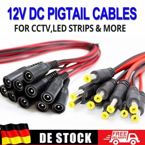 10x hohlstecker und buchse - hohlstecker,