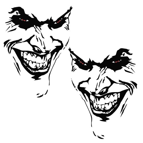 Set joker aufkleber - set, +