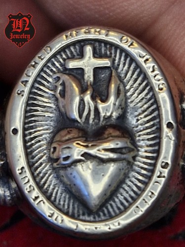 Ring jesus christus flammendes - jesus,
