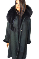 Sahneteil Francesca Pelle Lammfellmantel Gr.44 46 Swinger Pelzmantel  Shearling