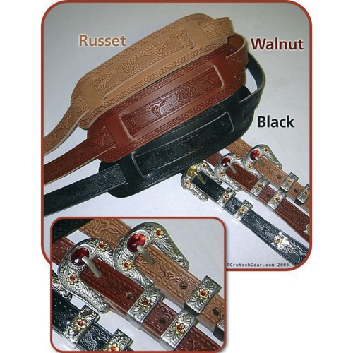 Gretsch gitarrengurt tooled - gitarrengurt,