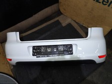 VW Golf VI 6 Stoßstange Weiß LB9A Hinten 4-Türer Bj.2009