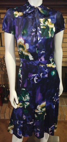 Tuleh silk navy purple - tuleh,