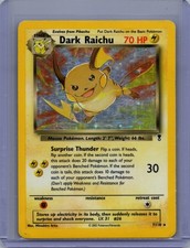 Pokemon Karte Dark Raichu /