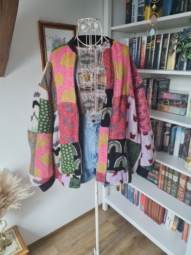 Zara patchwork bomberjacke - patchwork,