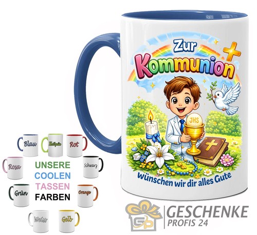 Kommunion tasse wünschen wir - tasse,