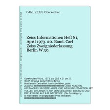 Zeiss Informationen Heft 81