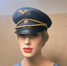 80er Jahre DDR Deutsche Reichsbahn Schirmmütze | Lokführer / Fahrdienst | Gr. 56