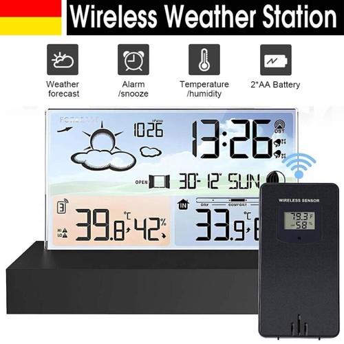 Digitale wecker wetterstation - digitale,