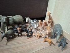 Schleich Afrika Tiere Wild Life- Elefant, Affen, Zebra, Giraffe, Tiger