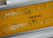 Schriftschablone rotring 320