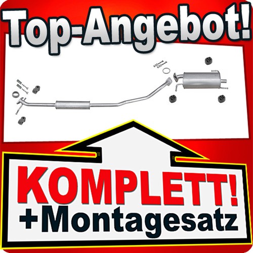 Auspuff für opel agila 0 - für,