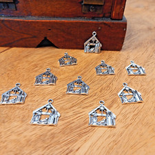 10 Krippe Stall Maria Josef